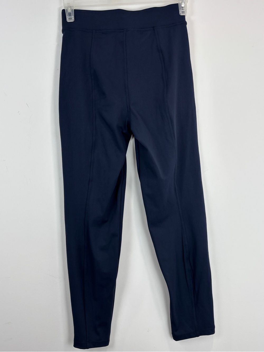Halara Navy Blue High Waisted Athletic Leggings Cropped Ankle Zip Pocket Stretch - Picture 6 of 14